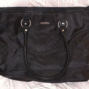Black Hurley Tote Bag